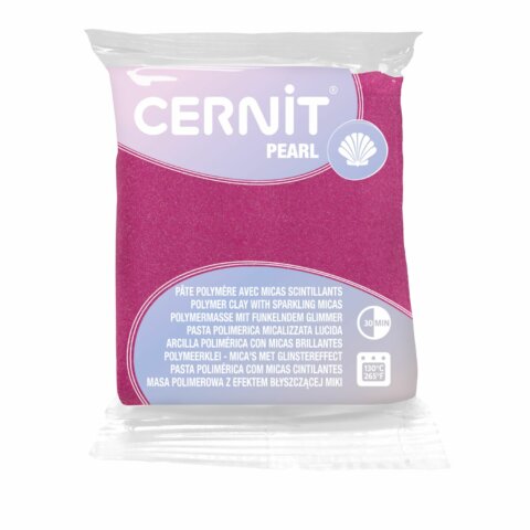 Pâte Polymère Cernit – magenta Pearl 56g
