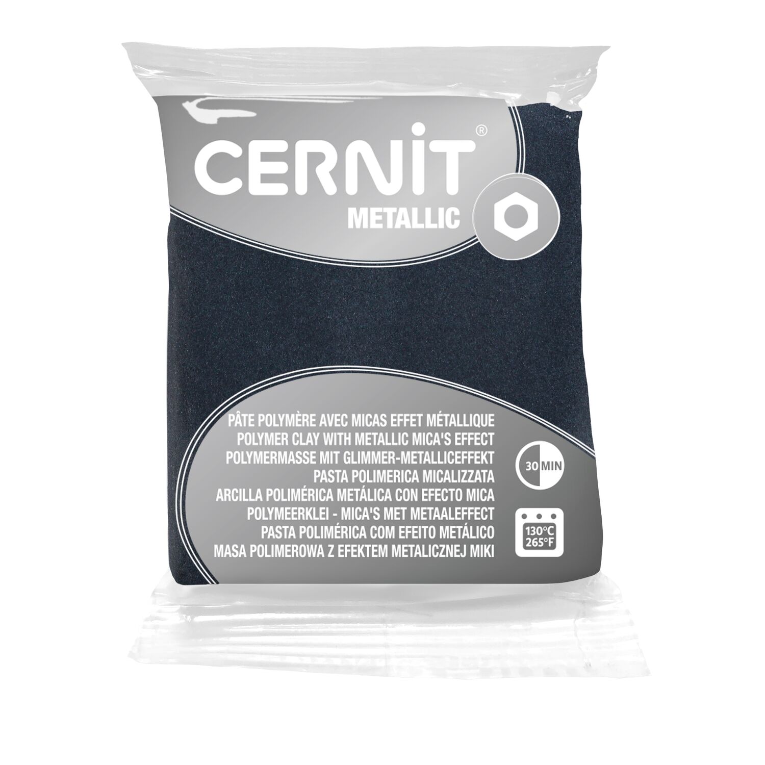 Pâte Polymère Cernit – hématite Metallic 56g