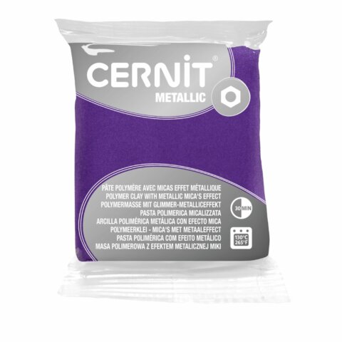 Pâte Polymère Cernit – violet Metallic 56g
