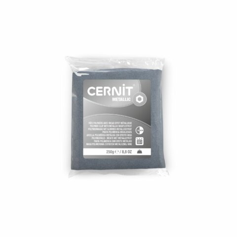 Pâte Polymère Cernit – argent Metallic 250g
