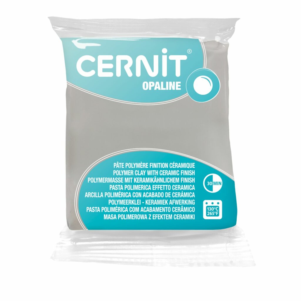 Pâte Polymère Cernit – blanc Opaline 56g
