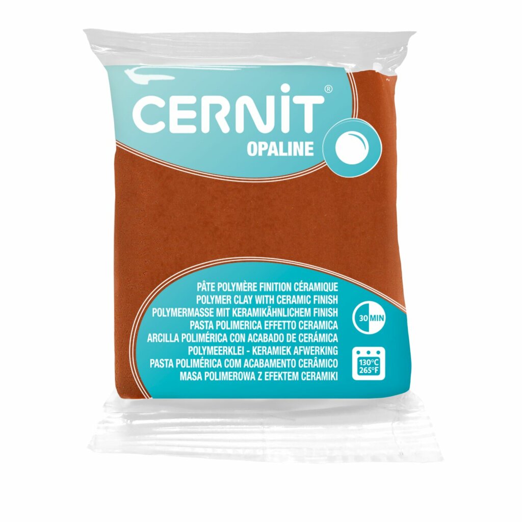 Pâte Polymère Cernit – caramel Opaline 56g