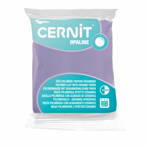 Pâte Polymère Cernit – lilas Opaline 56g
