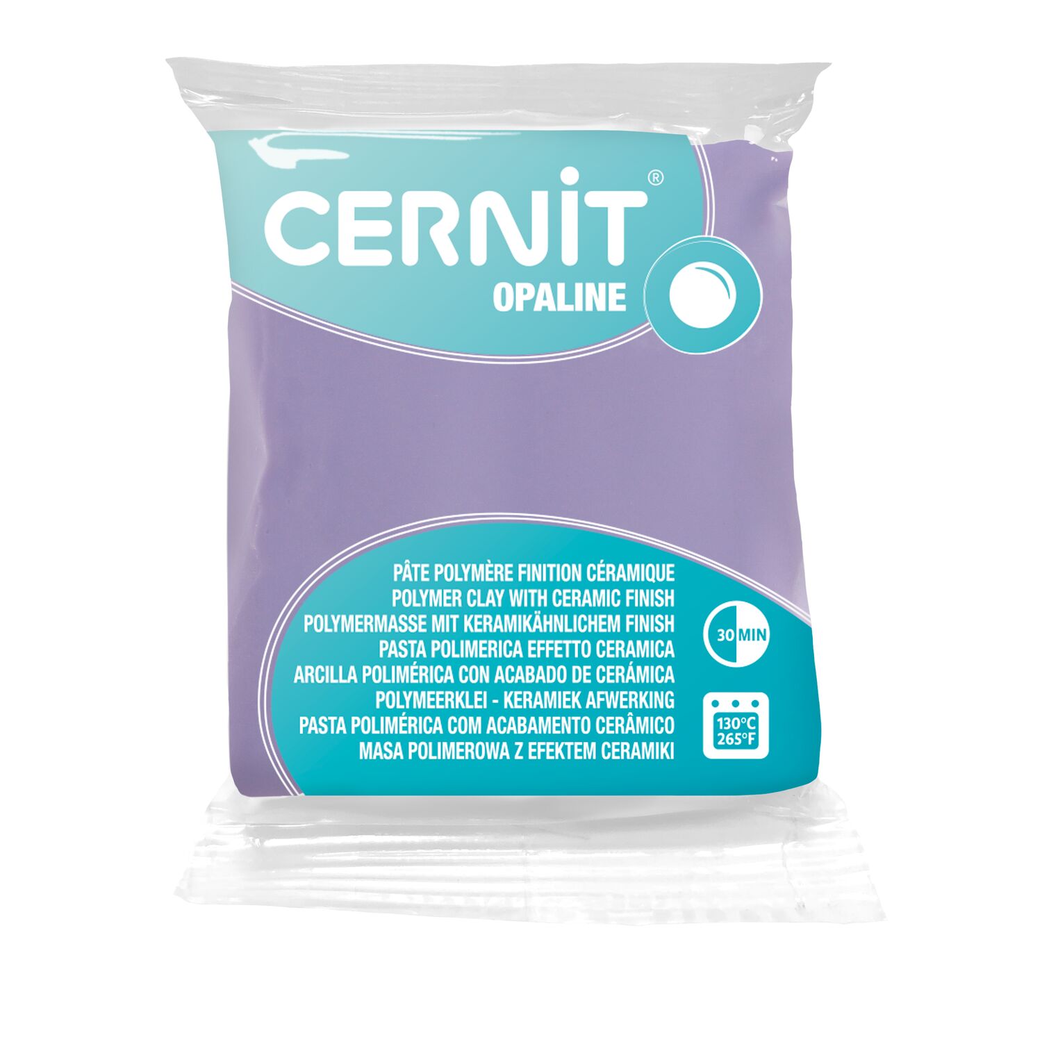 Pâte Polymère Cernit – lilas Opaline 56g