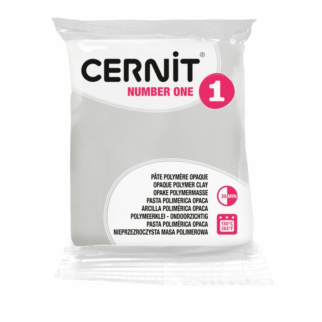 Pâte Polymère Cernit – blanc Number One 56g
