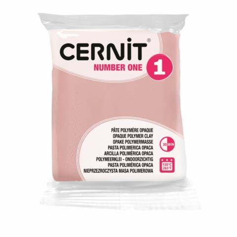 Pâte Polymère Cernit – rose Number One 56g
