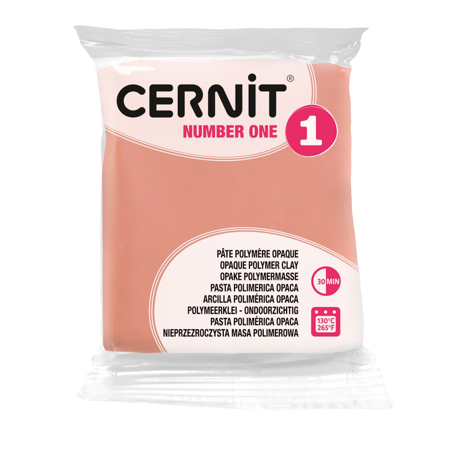 Pâte Polymère Cernit – rose anglais Number One 56g