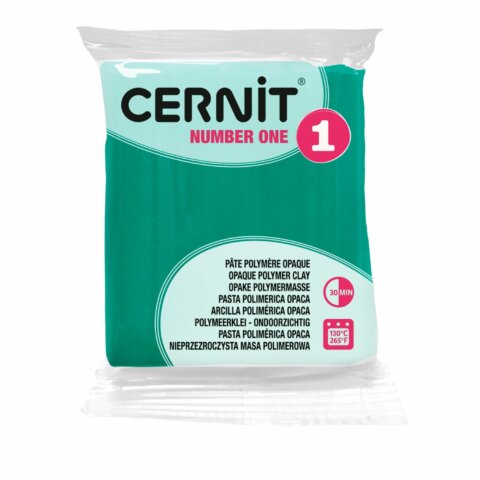 Pâte Polymère Cernit – vert Number One 56g
