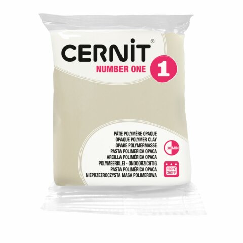 Pâte Polymère Cernit – vanille Number One 56g
