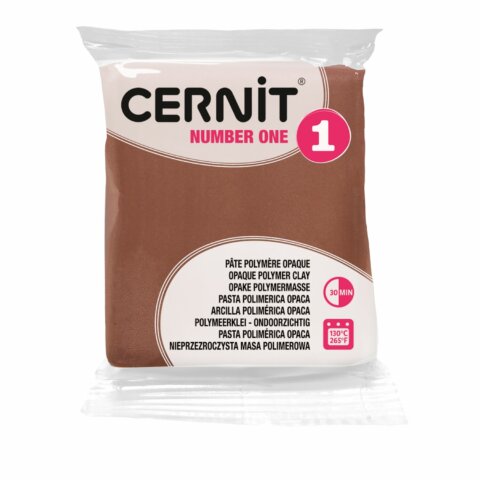 Pâte Polymère Cernit – taupe Number One 56g
