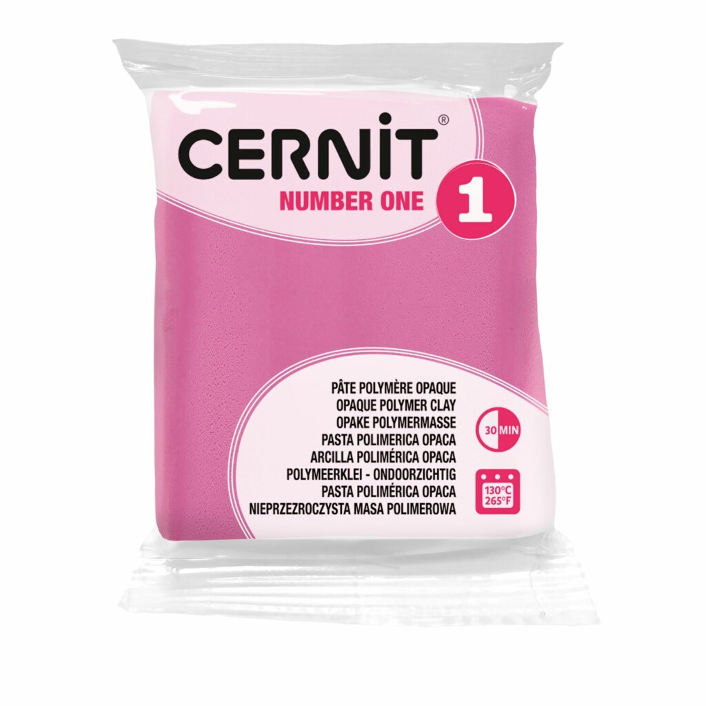 Pâte Polymère Cernit – fuchsia Number One 56g
