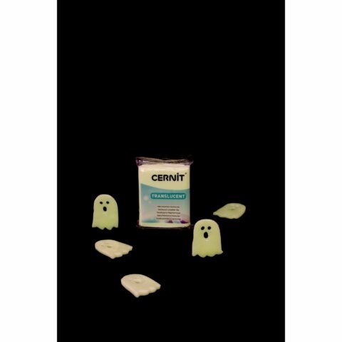 Pâte Polymère Cernit – phosphorescent Translucent 56g
