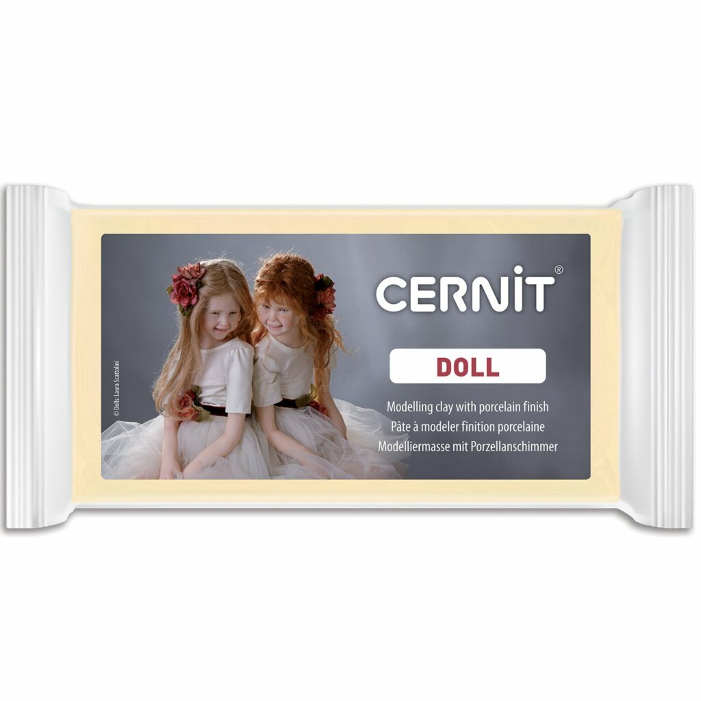 Pâte Polymère Cernit – amande Doll 500g