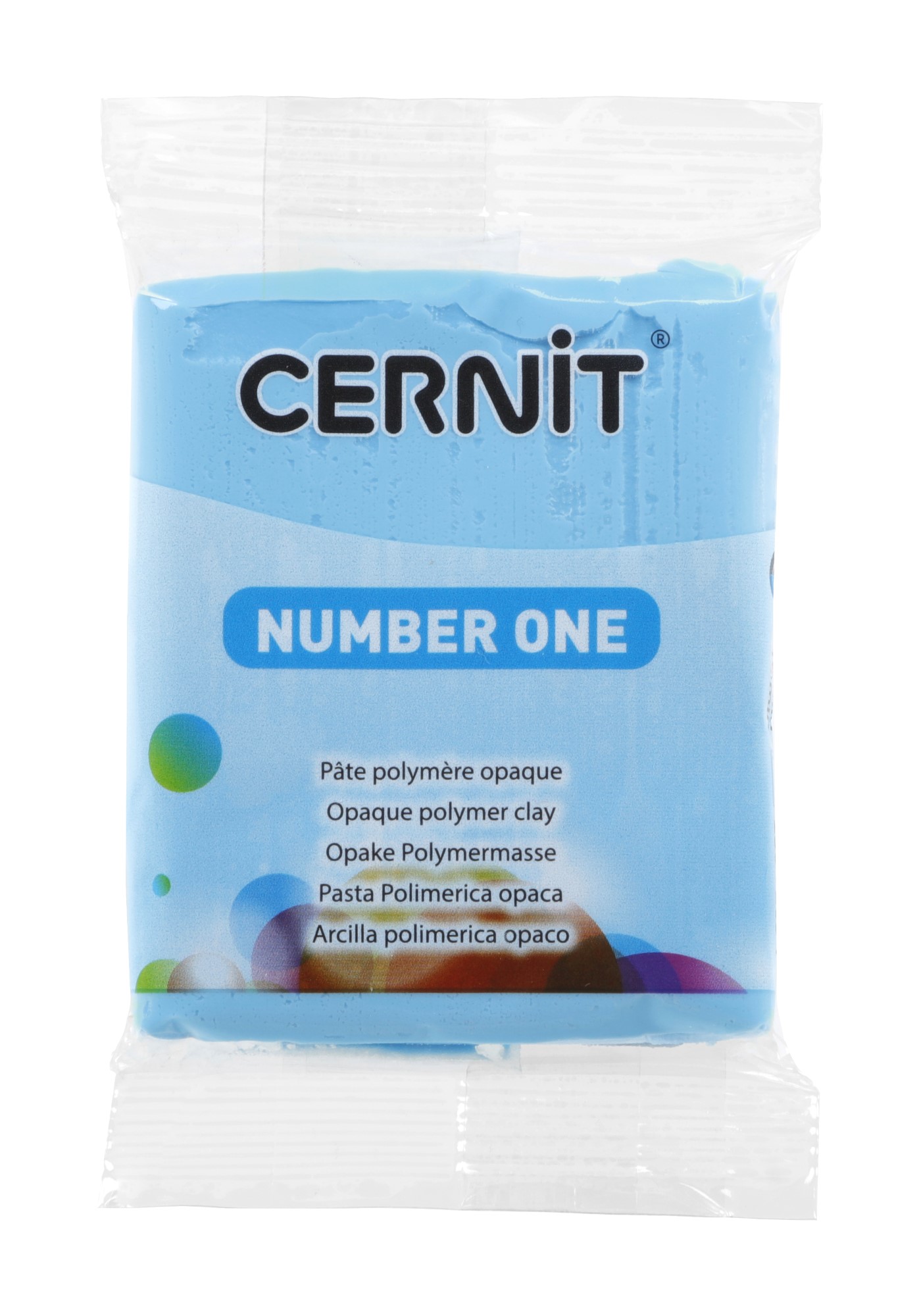 Pâte Polymère Cernit - bleu ciel Number One 56g