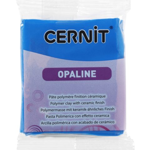 Pâte Polymère Cernit - bleu primaire Opaline 56g