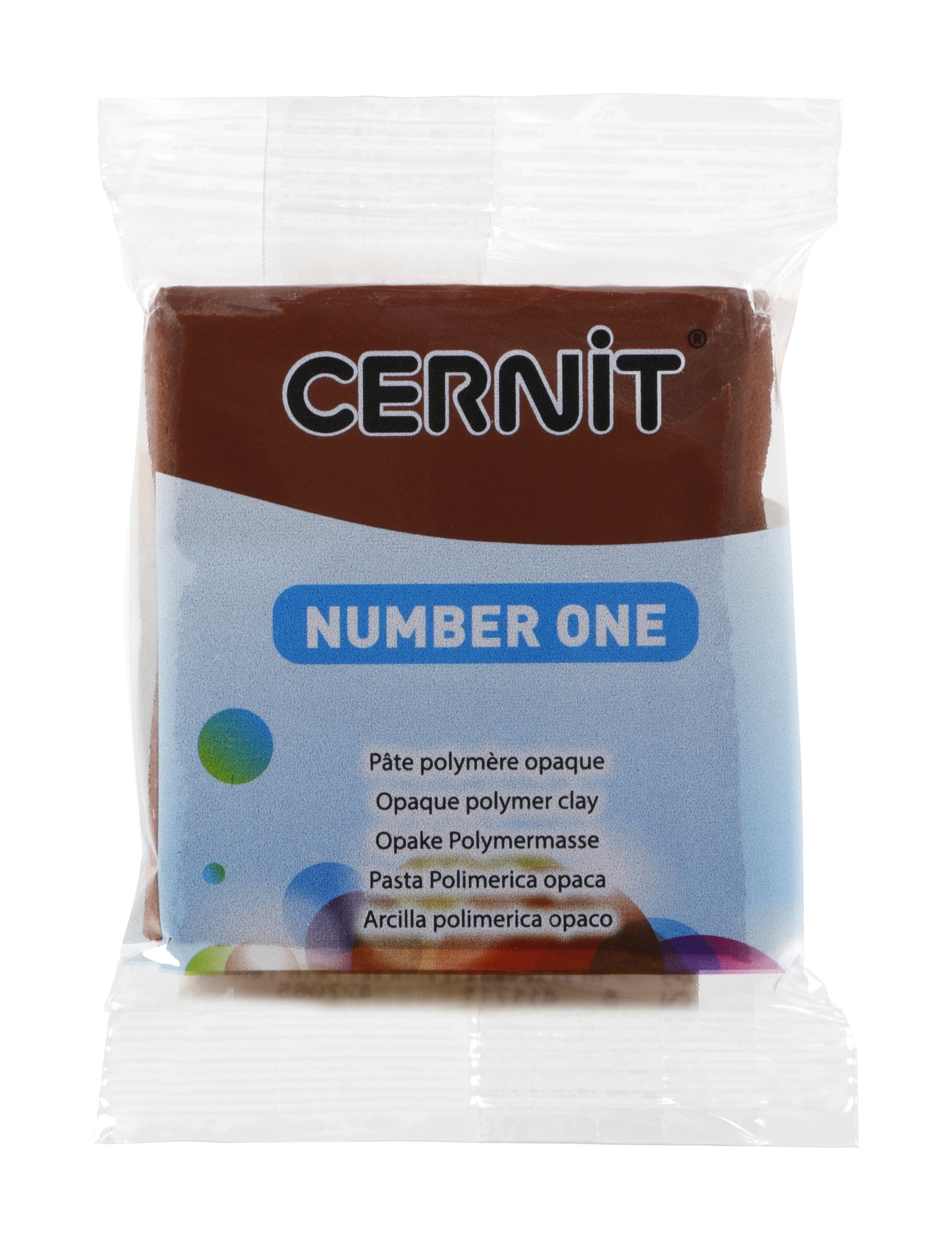 Pâte Polymère Cernit - brun Number One 56g