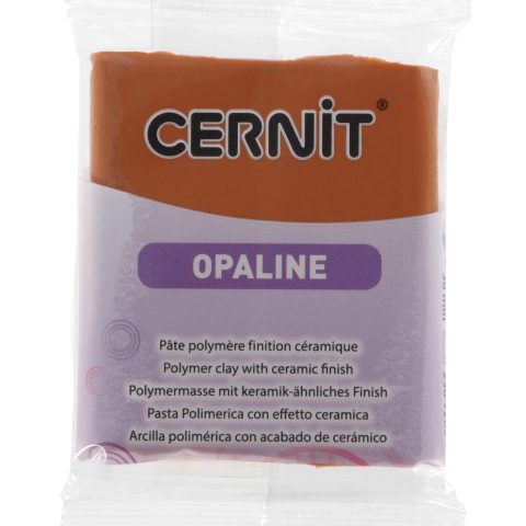 Pâte Polymère Cernit - caramal Opaline 56g
