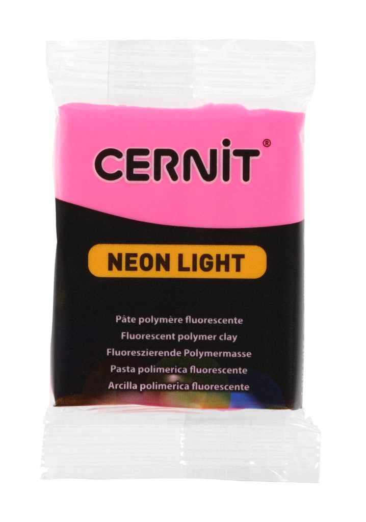 Pâte Polymère Cernit - fuchsia Neon Light 56g