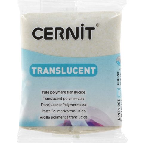 Pâte Polymère Cernit - glitter or Translucent 56g