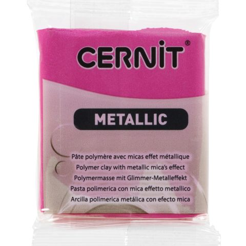 Pâte Polymère Cernit - magenta Metallic 56g