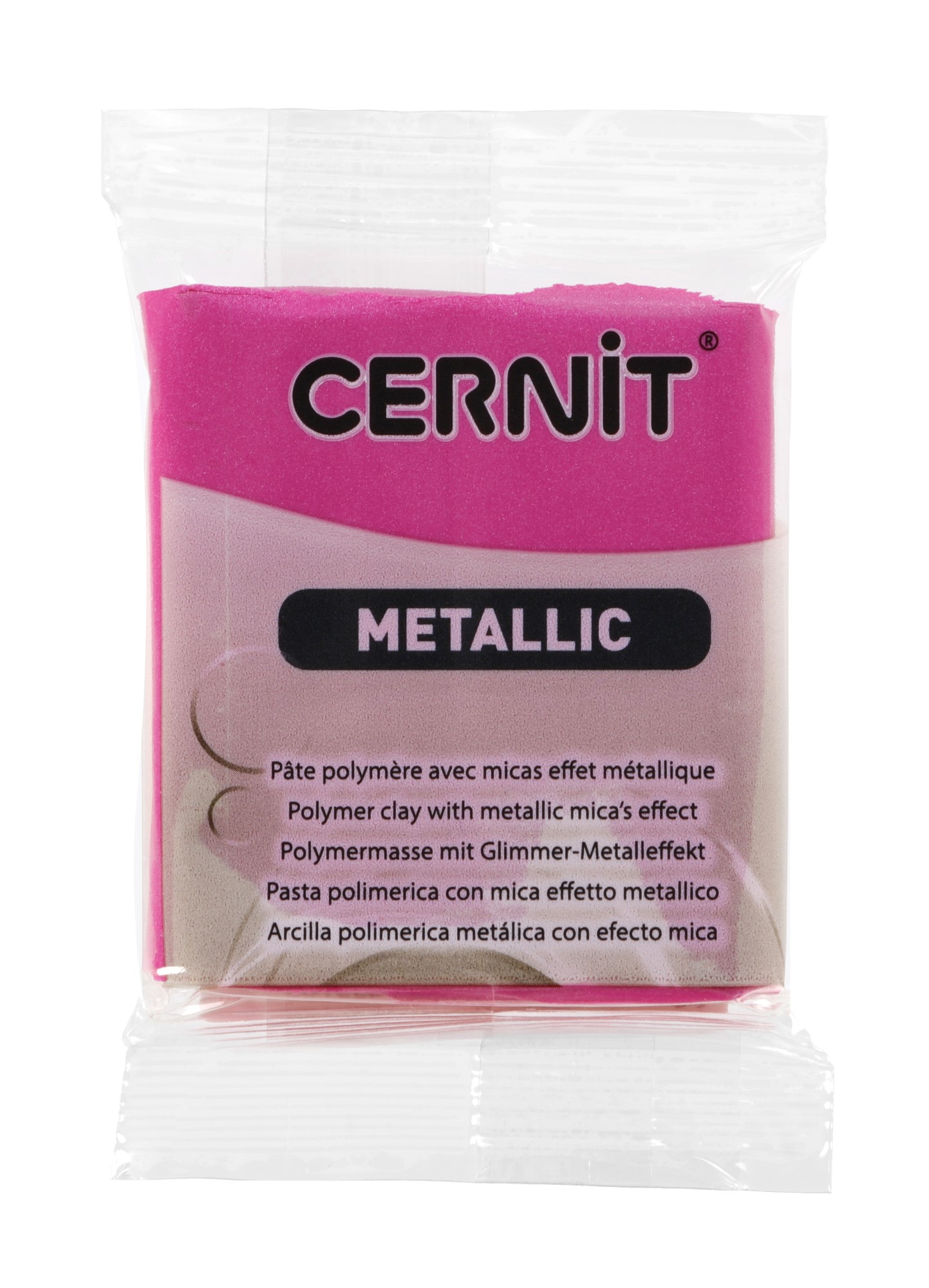 Pâte Polymère Cernit - magenta Metallic 56g