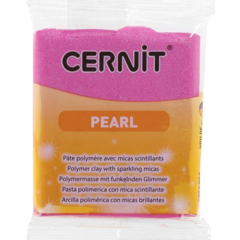 Pâte Polymère Cernit - magenta Pearl 56g