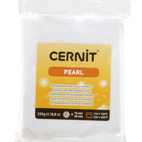 Pâte Polymère Cernit - nacré Pearl 250g