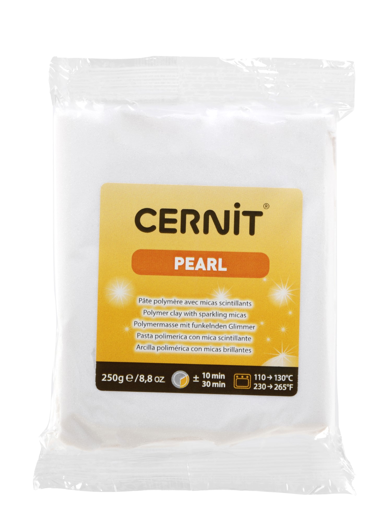 Pâte Polymère Cernit - nacré Pearl 250g