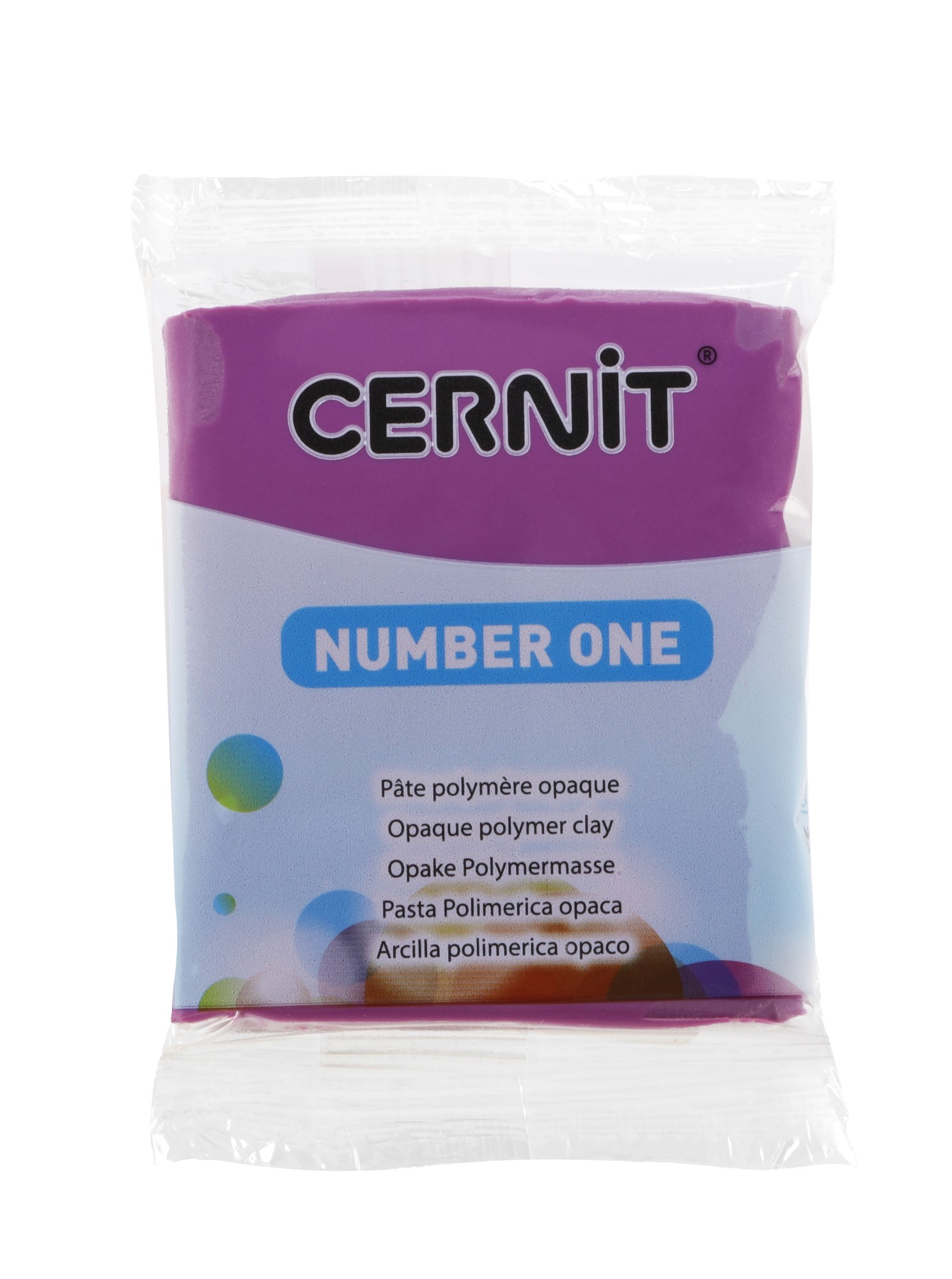 Pâte Polymère Cernit - pourpre Number One 56g