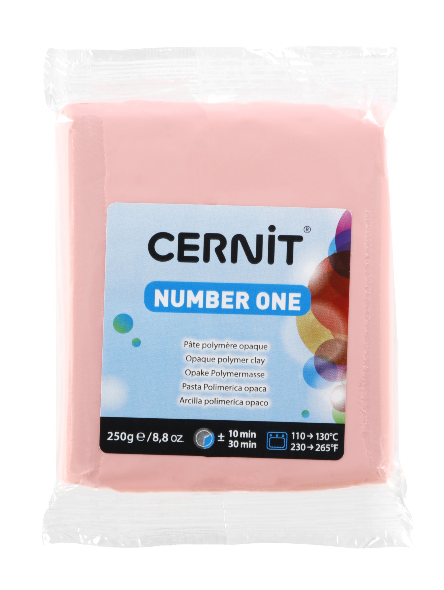 Pâte Polymère Cernit - rose Number One 250g