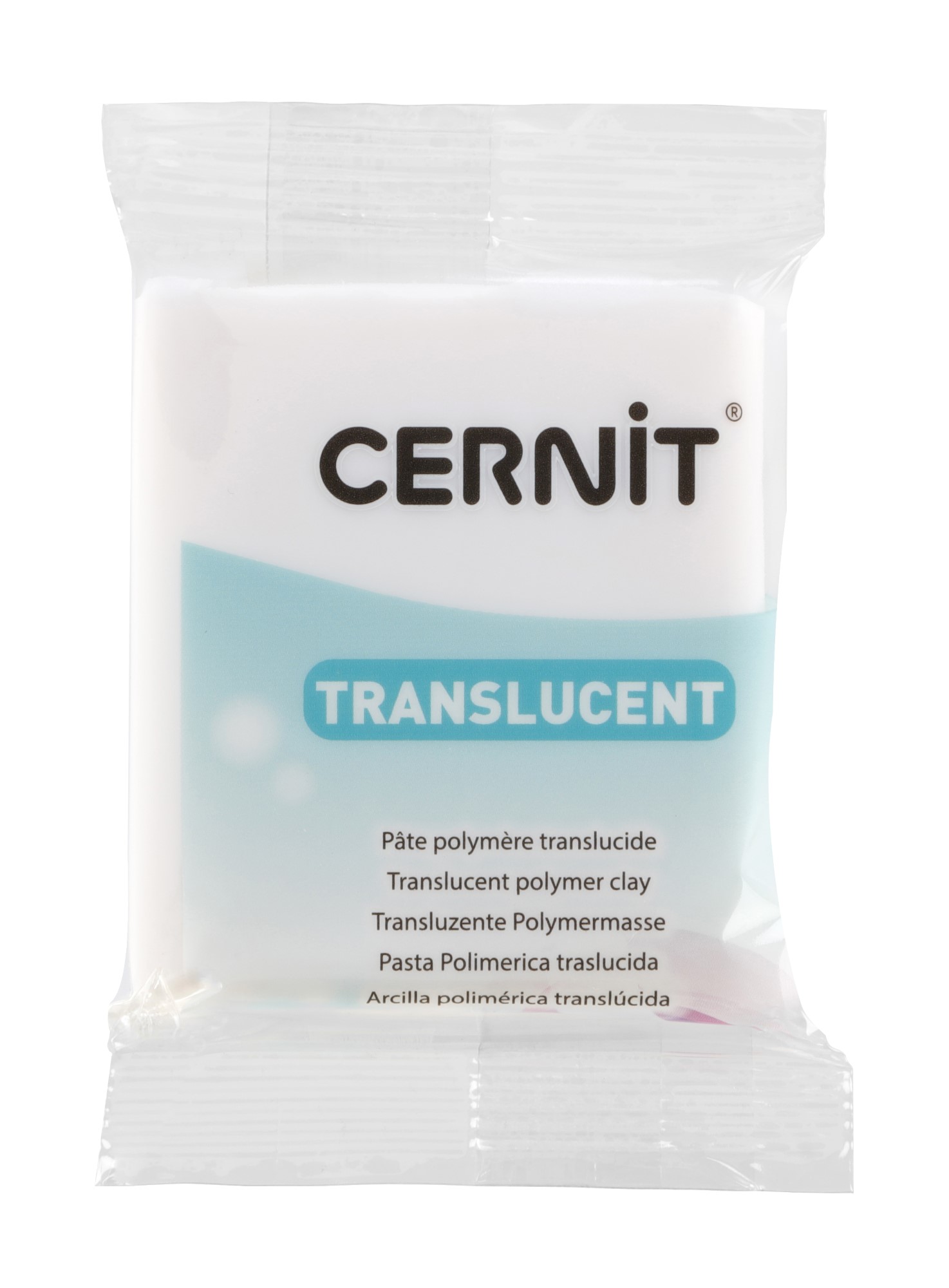 Pâte Polymère Cernit - translucide blanc Translucent 56g