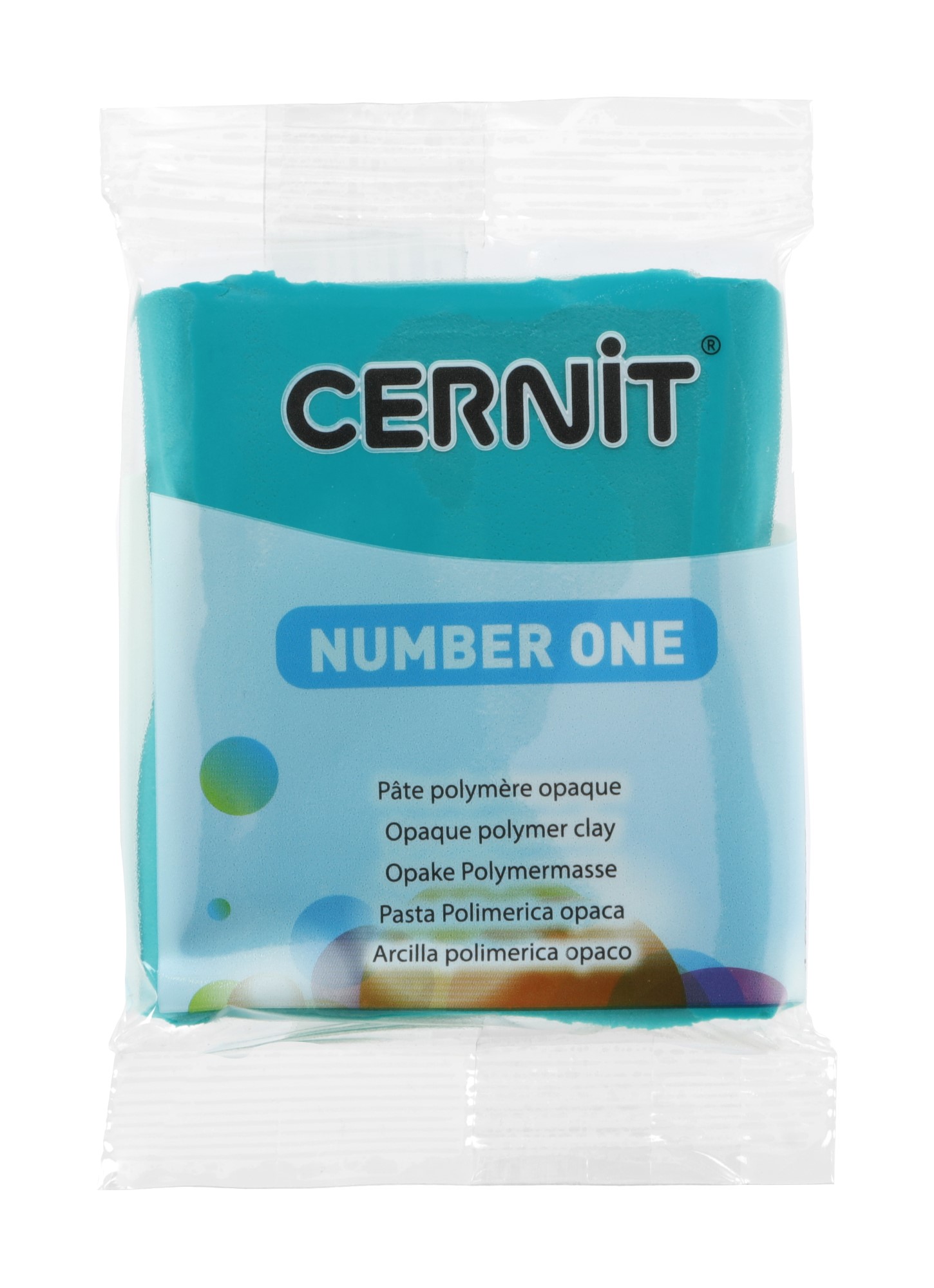 Pâte Polymère Cernit - vert émeraude Number One 56g