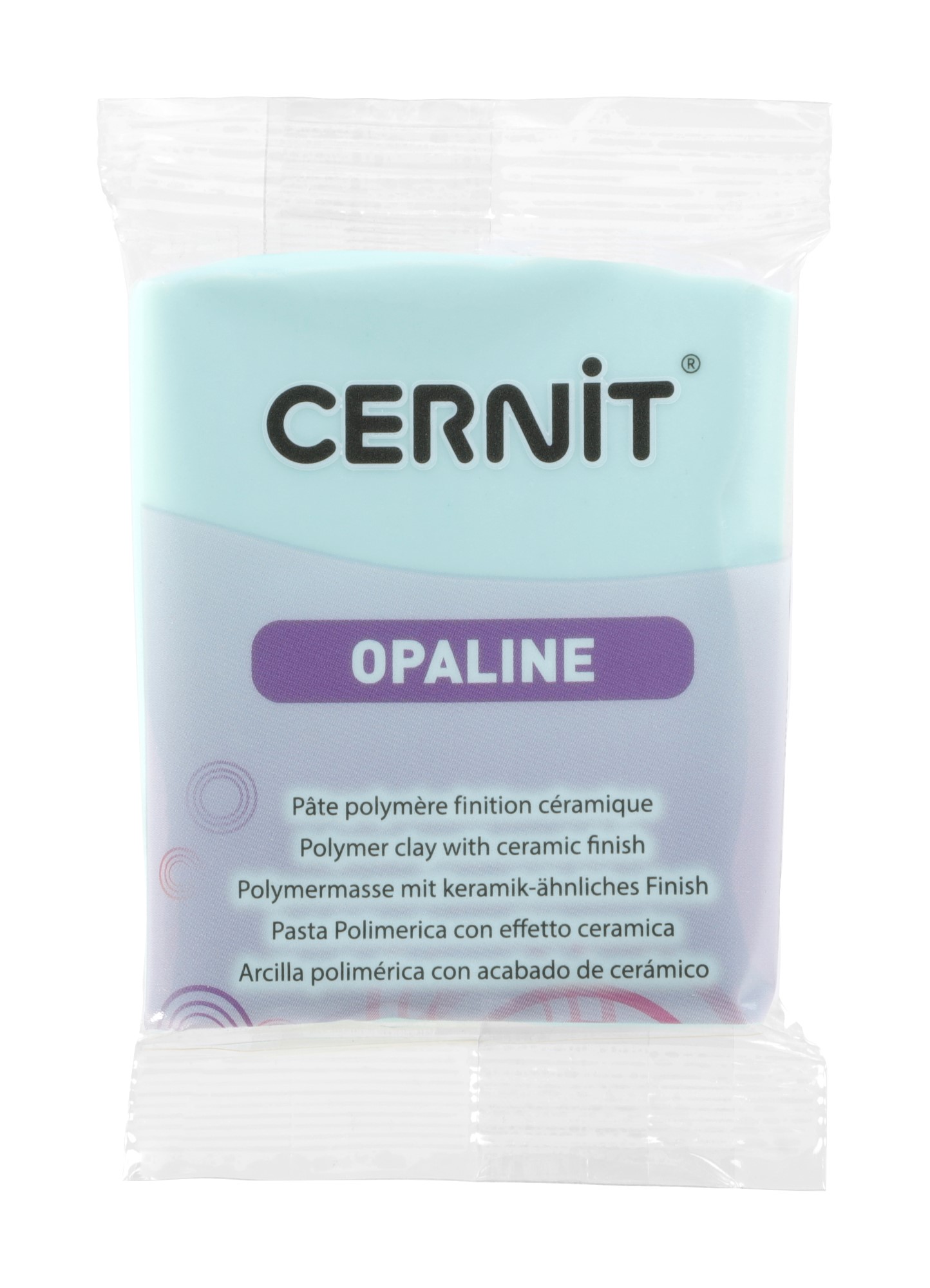 Pâte Polymère Cernit - vert menthe Opaline 56g