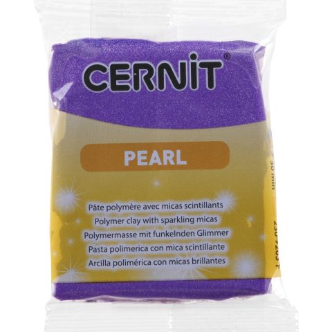 Pâte Polymère Cernit - violet Pearl 56g