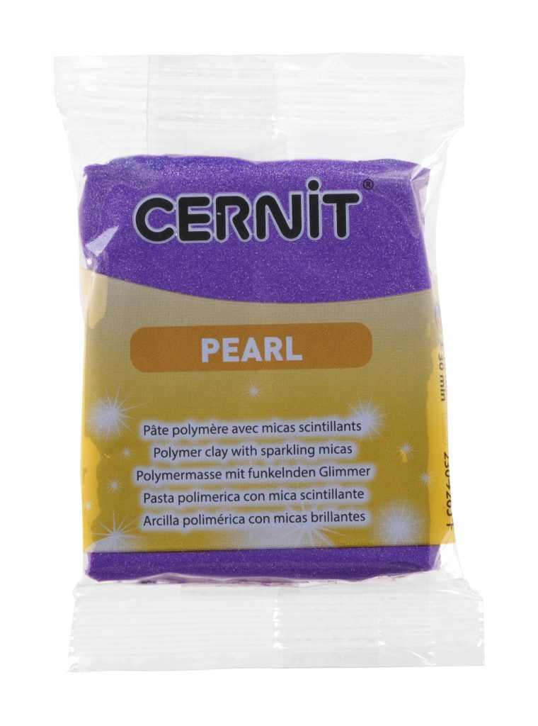 Pâte Polymère Cernit - violet Pearl 56g