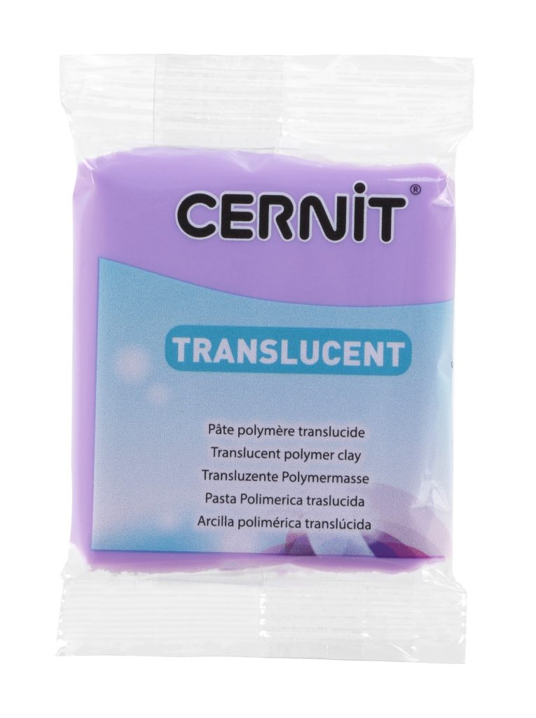 Pâte Polymère Cernit - violet Translucent 56g