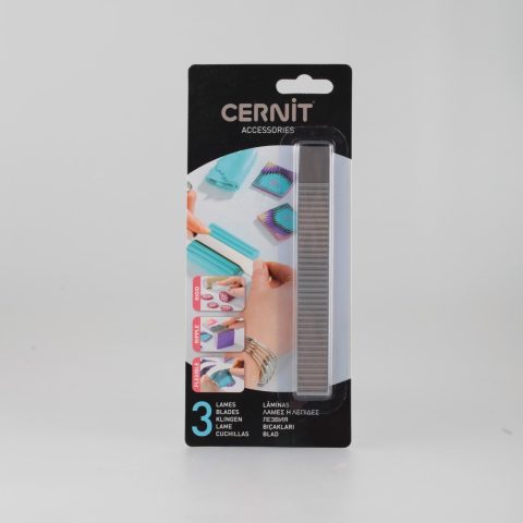 Accessoire Cernit - Set 3 lame in acciaio