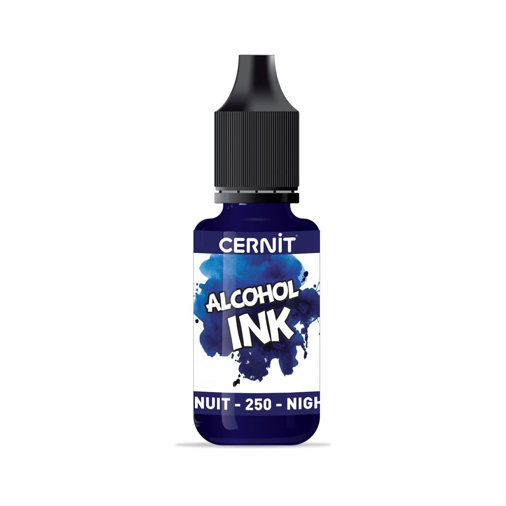 Auxiliar Cernit - azul noche Tinta de alcohol 20ml