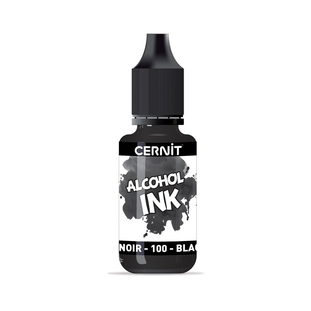 Auxiliar Cernit - negro Tinta de alcohol 20ml