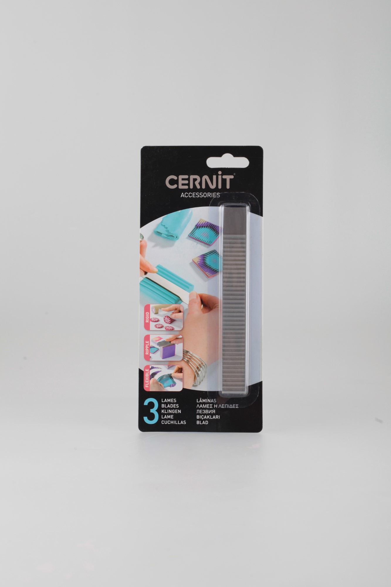 Cernit accessory - steel Blade 3 pieces