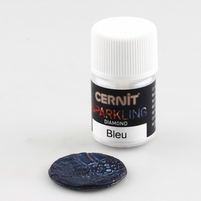 Hilfsmittel Cernit - Blau Sparkling 5g