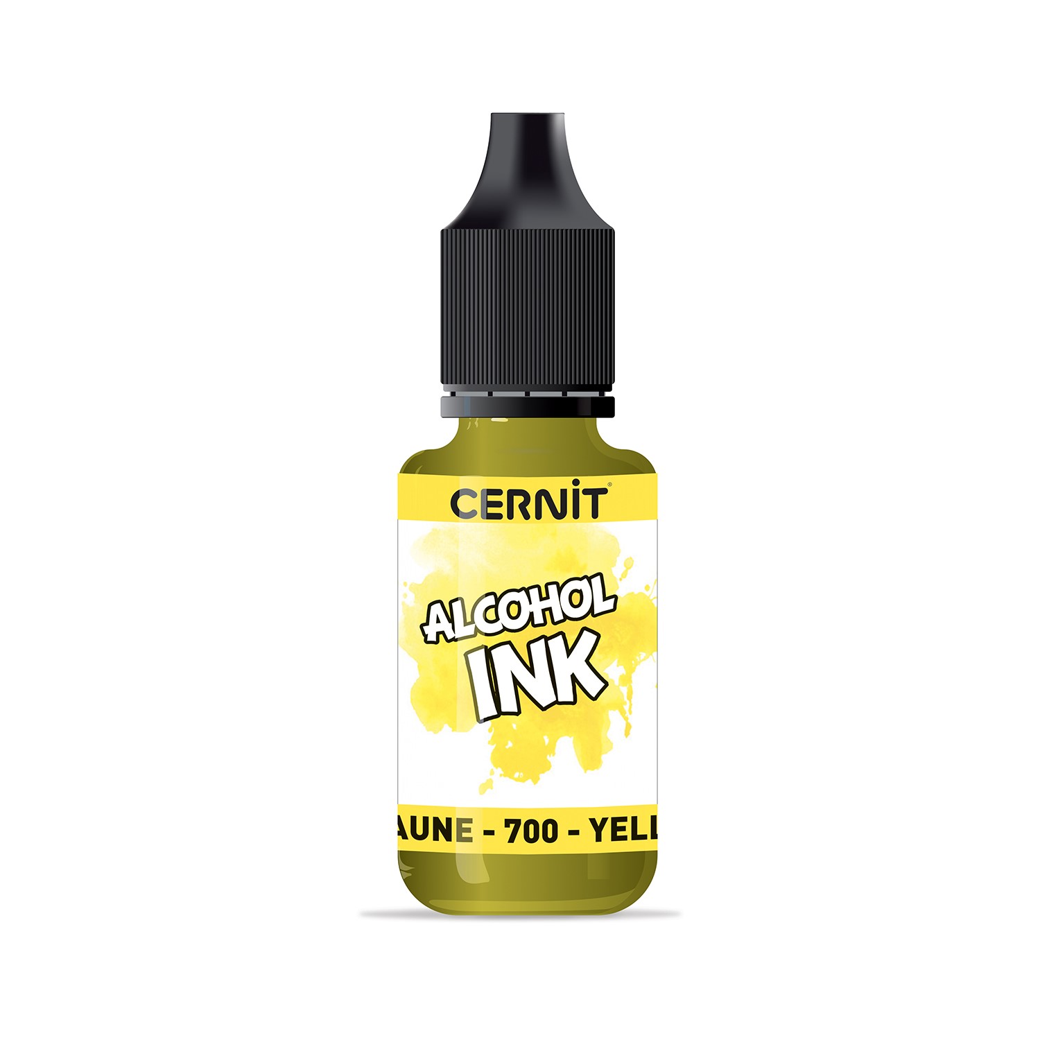 Hulpmiddel Cernit  - geel Alcoholinkt 20ml