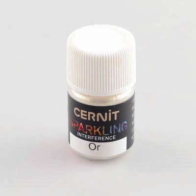 Hulpmiddel Cernit  - goud Sparkling 5g