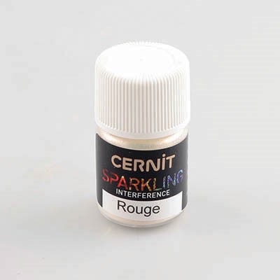 Hulpmiddel Cernit  - rood Sparkling 5g